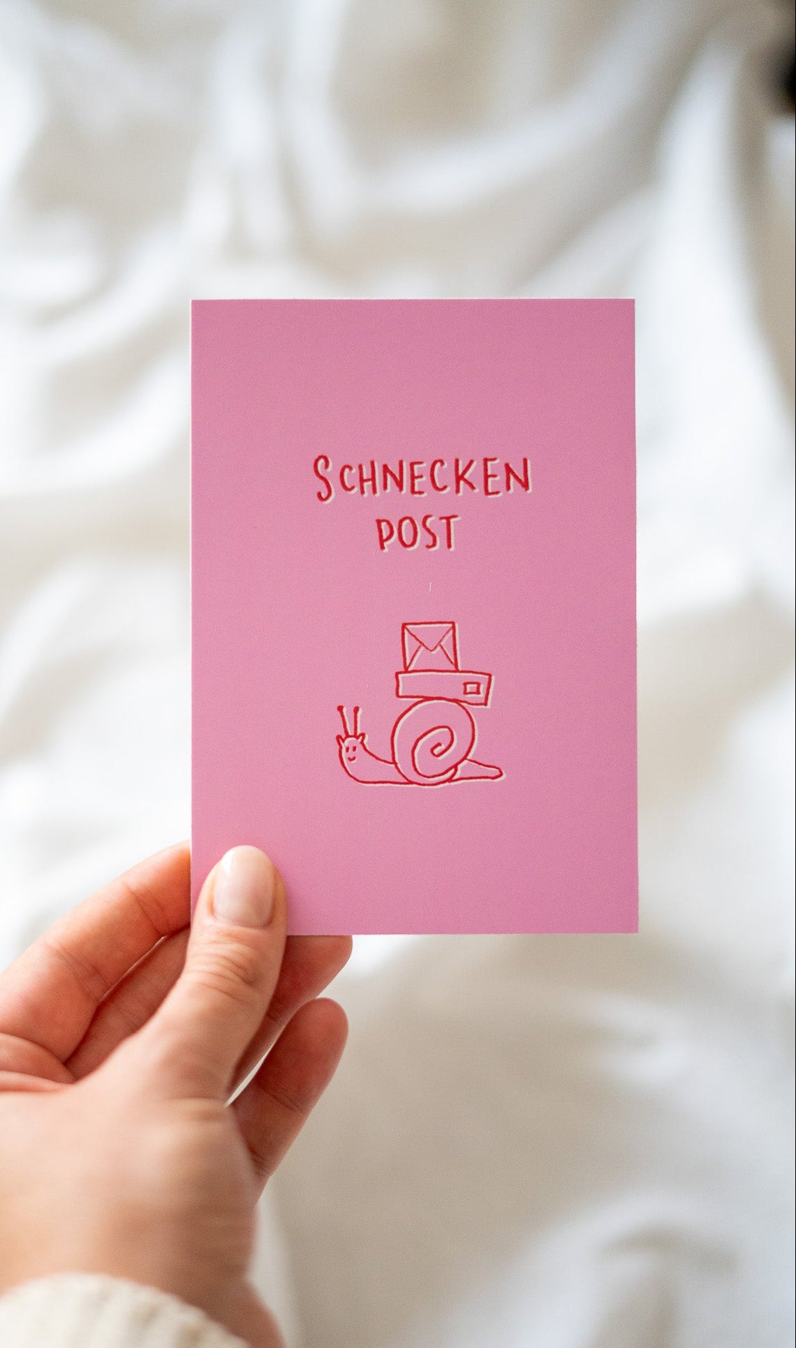 Postkarte Schneckenpost