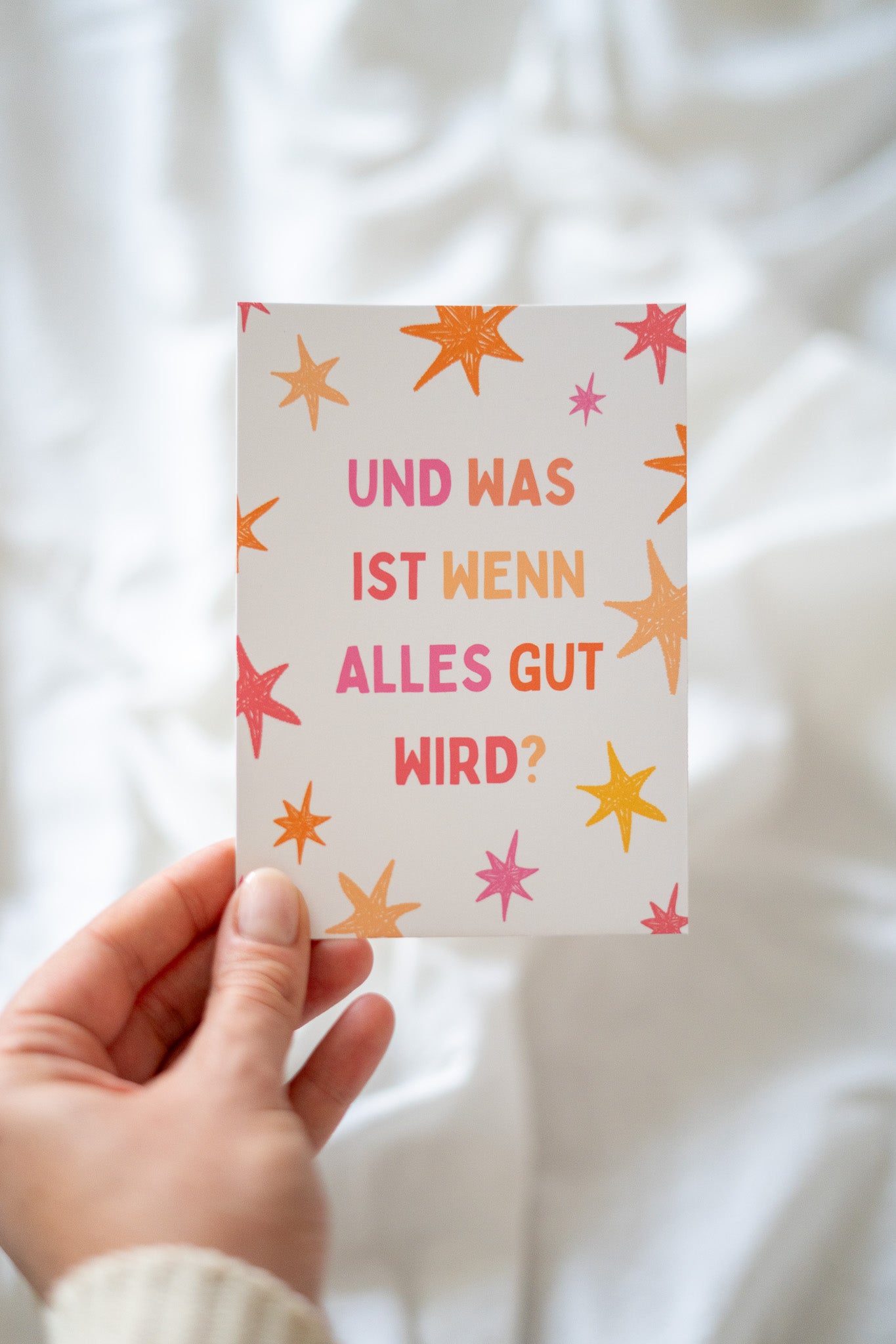 Postkarte "Was ist wenn"