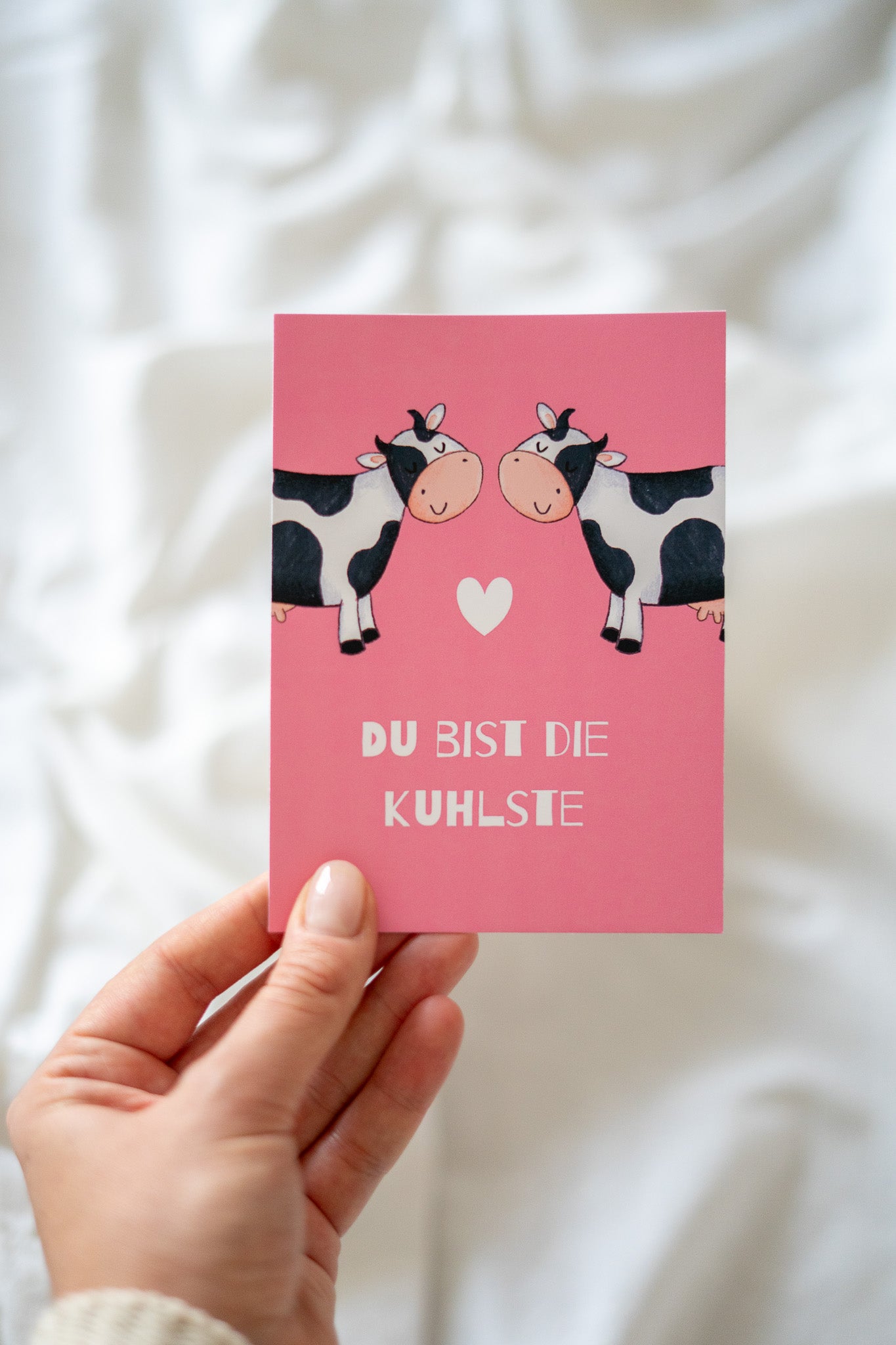 Postkarte "Du bist die/der Kuhlste"