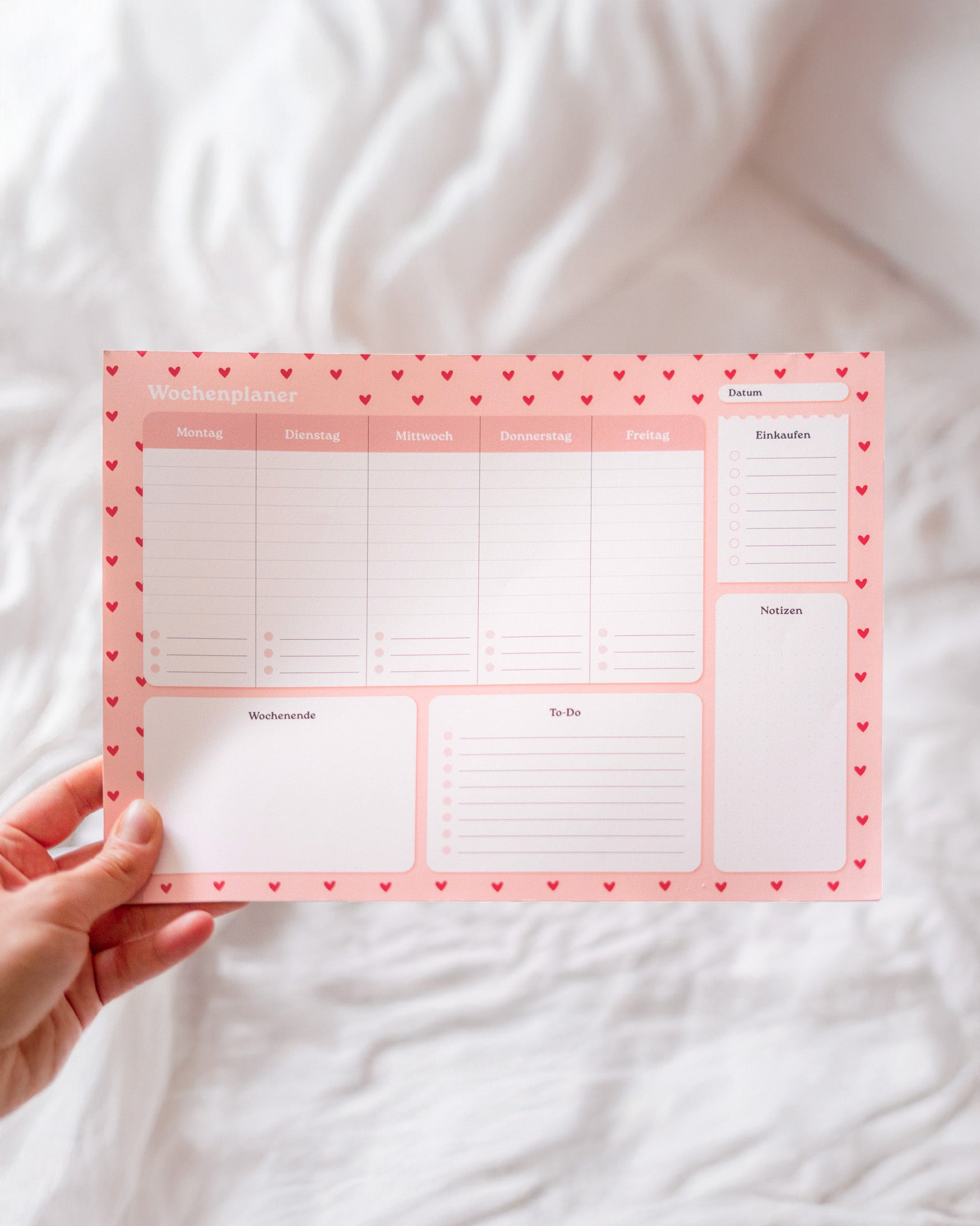 Wochenplaner "Herzchen"