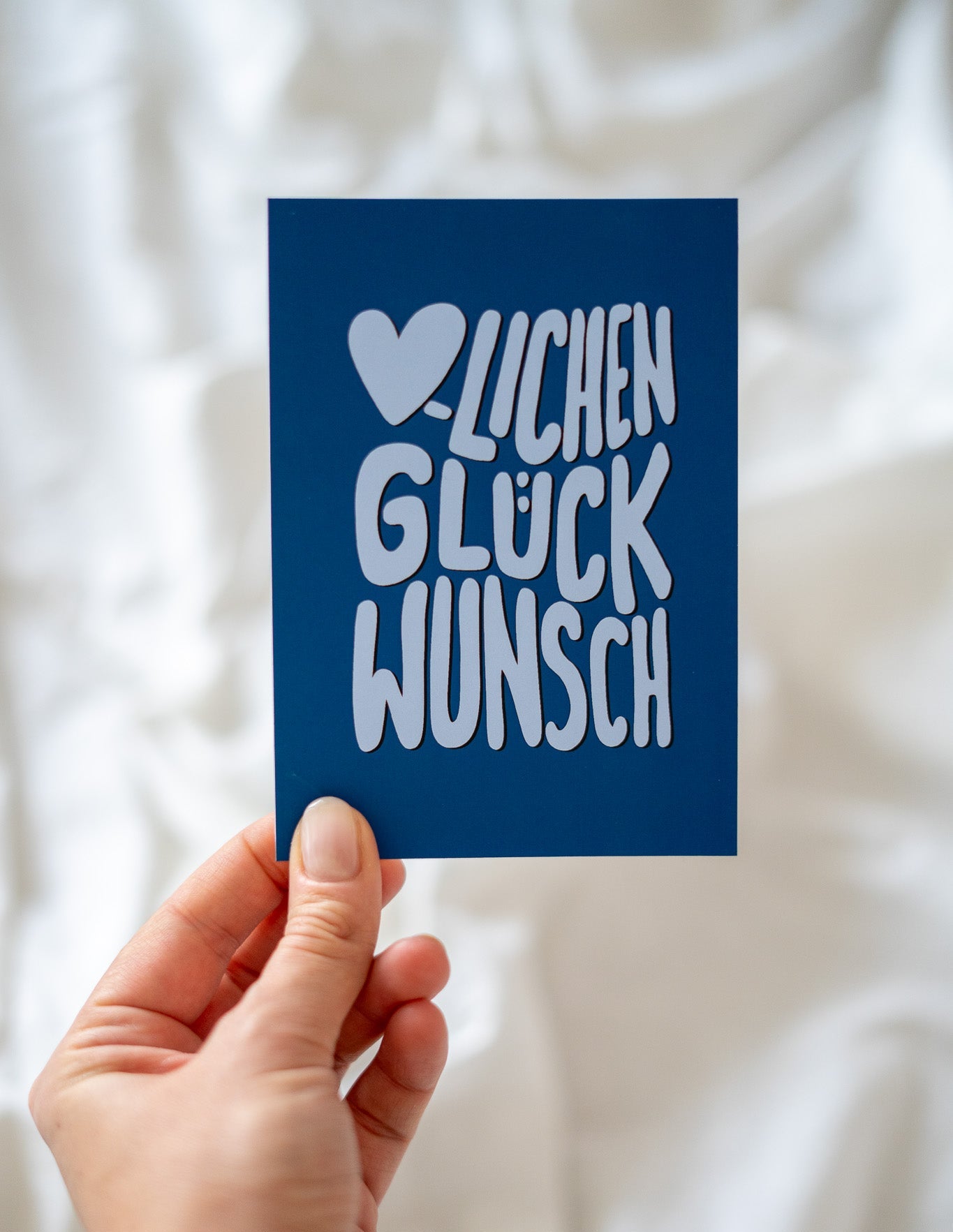 Postkarte "Glückwunsch"