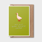 Postkarte "Quak"