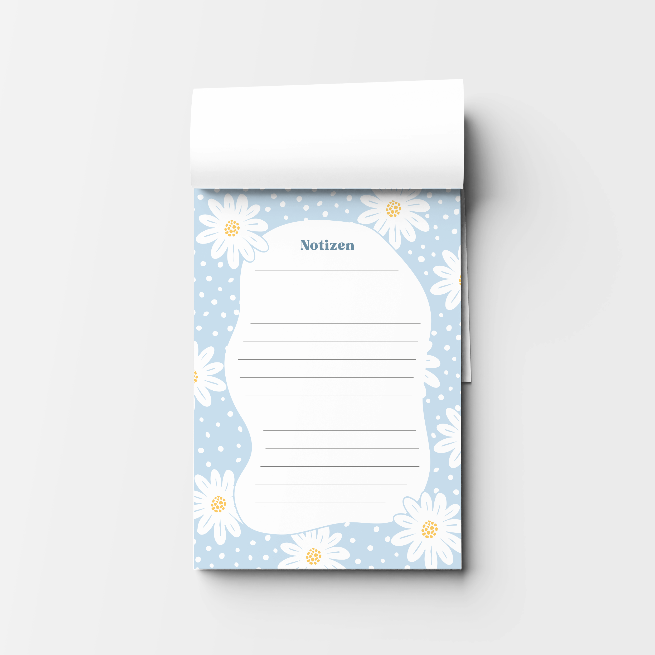Notizblock "Schneeblume"