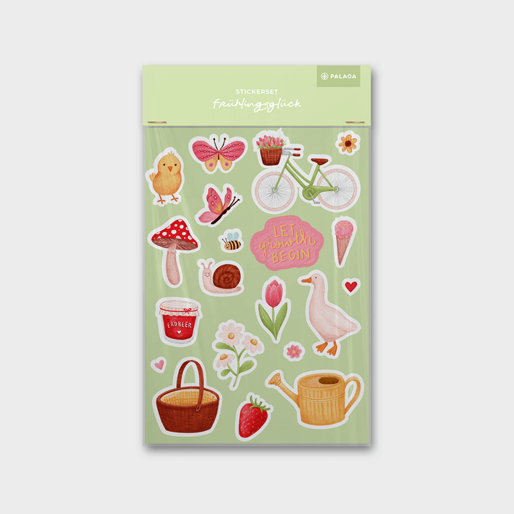 Stickerset "Frühlingsglück"