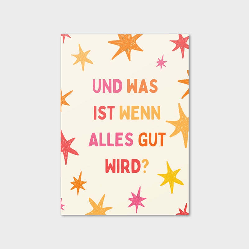 Postkarte "Was ist wenn"