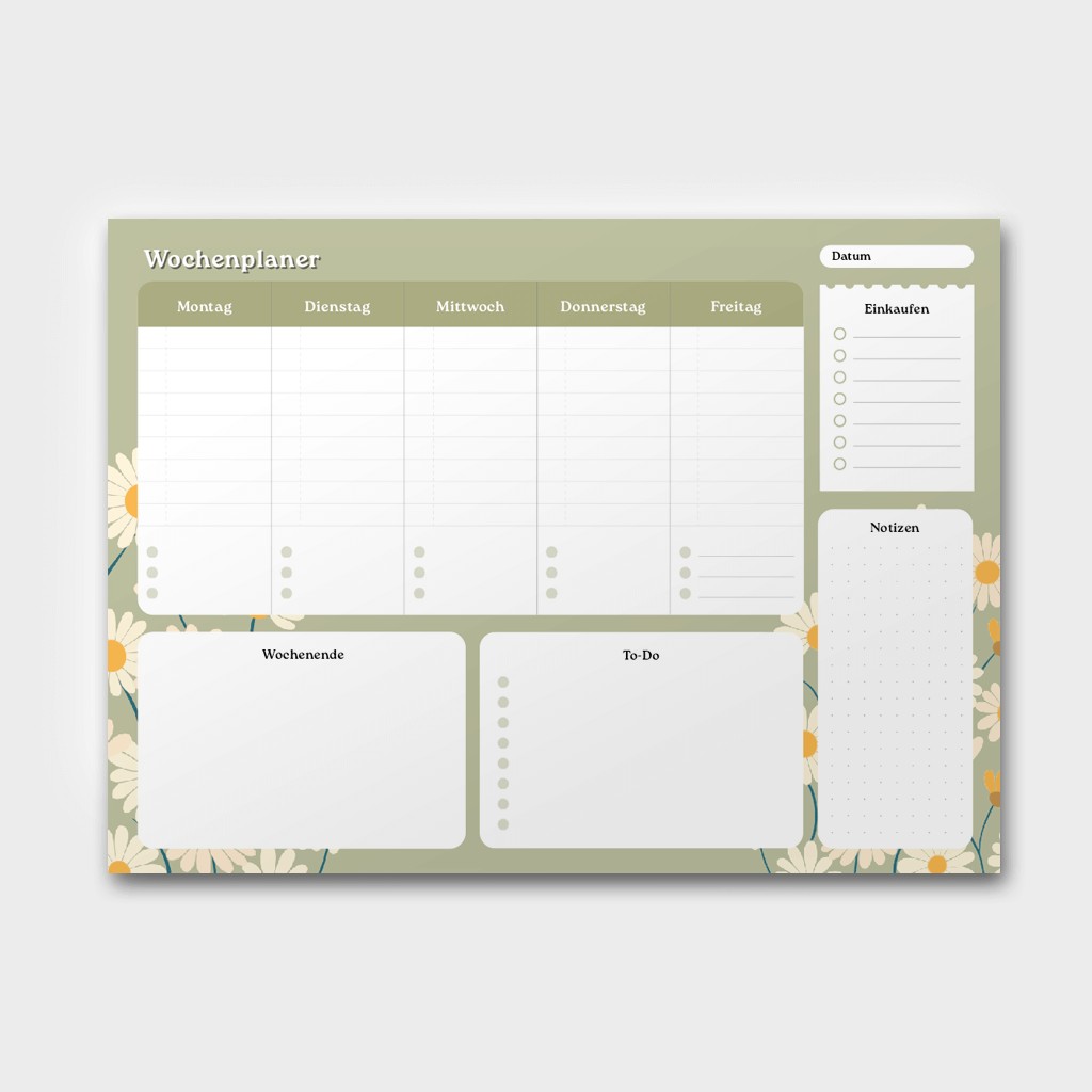 Wochenplaner "Wildflower"
