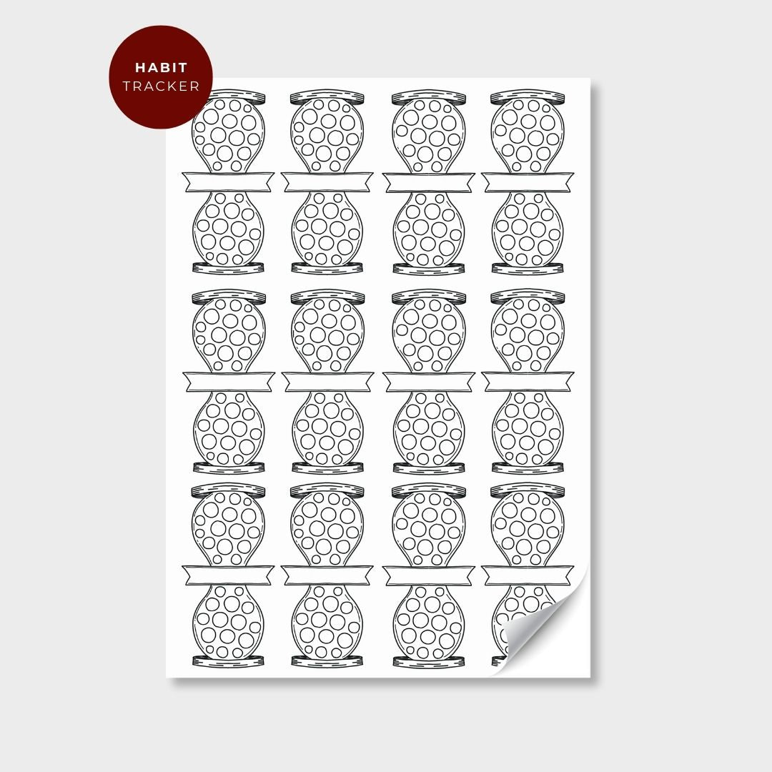 Gewohnheitstracker "Sanduhr"