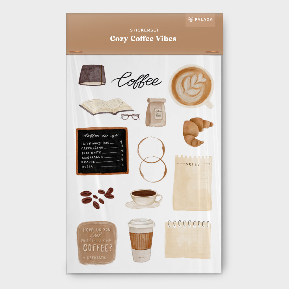 Stickerset "Cozy Coffee Vibes"