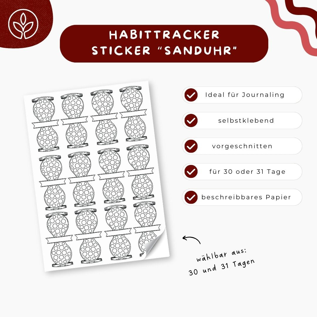 Gewohnheitstracker "Sanduhr"